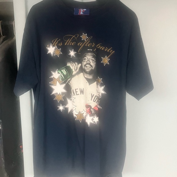 Reggie Jackson yankees party world series graphic design throwback shirt size xl - Picture 3 of 14